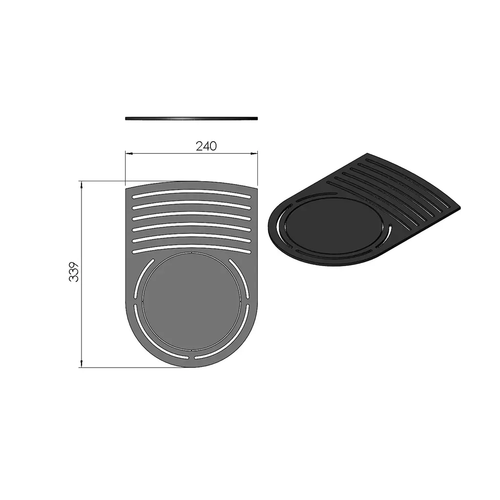 TermaTech TT22 - toprist stål, sort