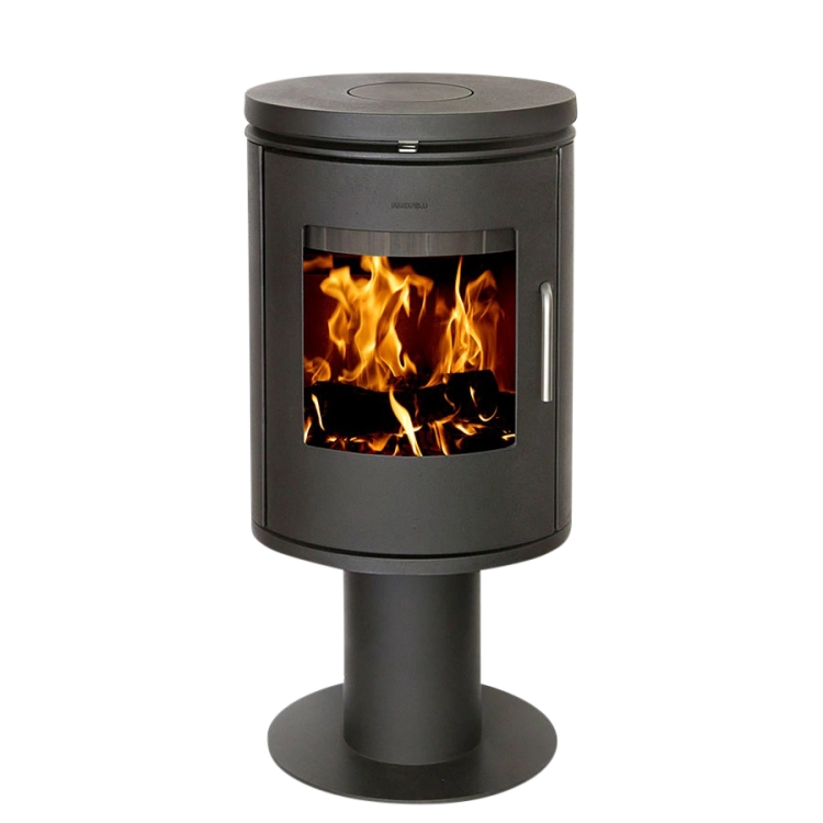 Morsø 6148 brændeovn på piedestal