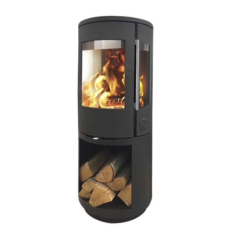 Morsø 7493 brændeovn med høj brændemagasin