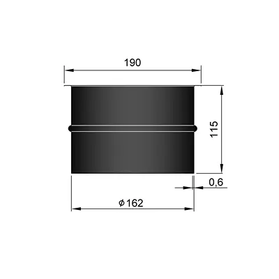Murbøsning Ø162 mm