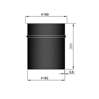 Murbøsning Ø162 mm