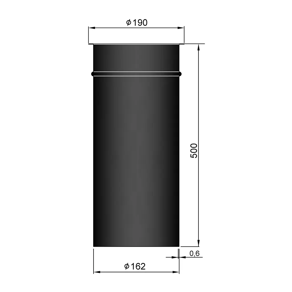 Murbøsning Ø162 mm