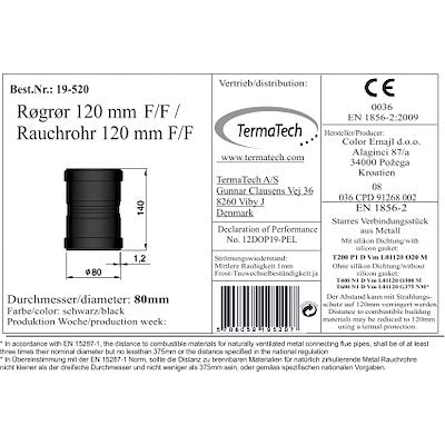 Samlemuffe hun/hun Ø80 mm
