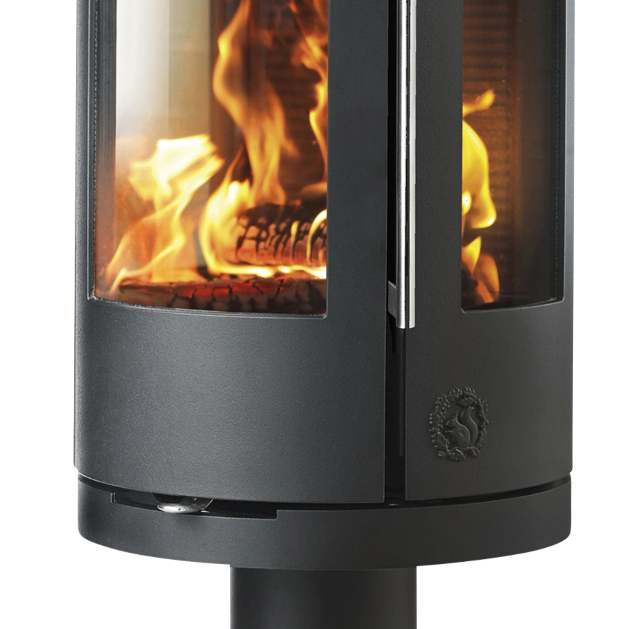 Morsø 7449 brændeovn på høj piedestal