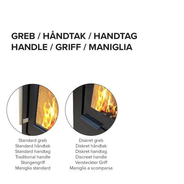 HWAM 5670 Hjørne-brændeovn