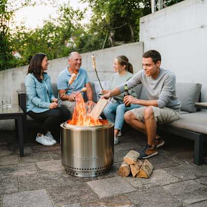 Solo Stove Bonfire 2.0 + Stativ, farven Gunmetal