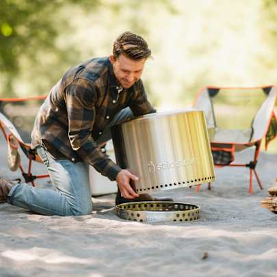 Solo Stove Bonfire 2.0 + Stativ, farven Gunmetal
