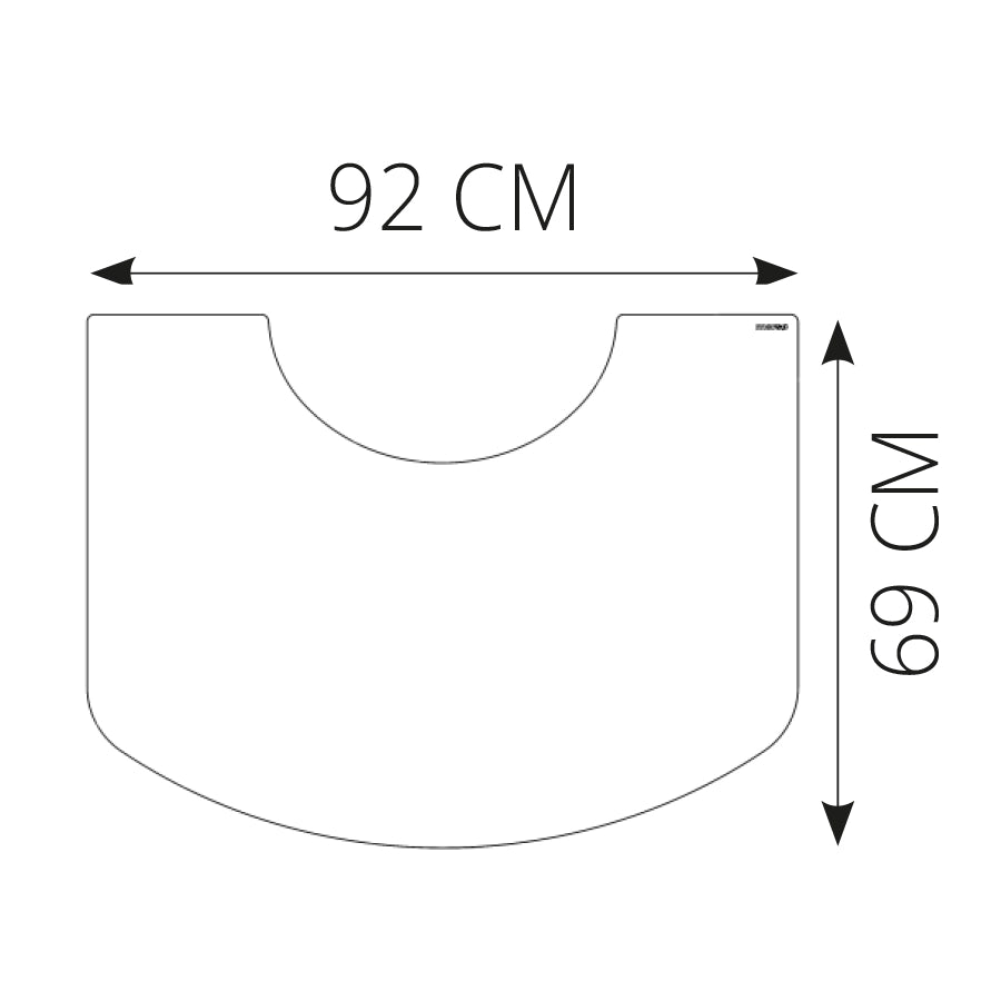 Morsø flytbar glasgulvplade - til 6100-6800 serien ( dog ikke 6140 + 6148 og 6840)
