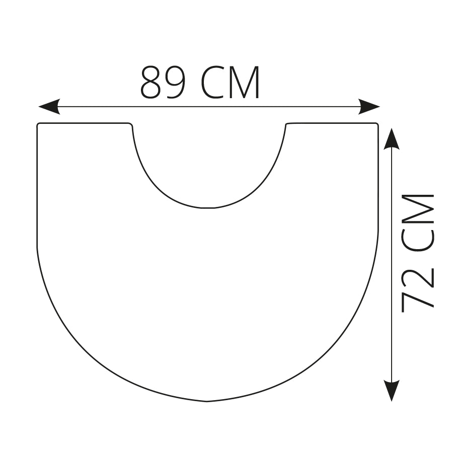 Morsø flytbar glasgulvplade - til 7349 + 7449