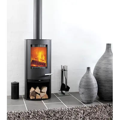 TermaTech brændeovn TT20 stålovn lige sider