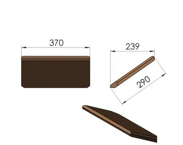 Røgvenderplade til TermaTech TT40