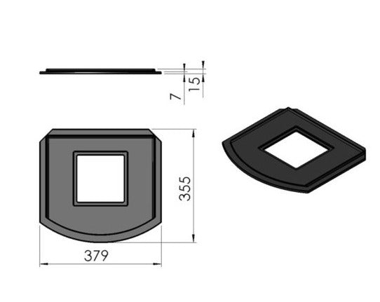 Støbejernsbund uden rist til TermaTech TT10