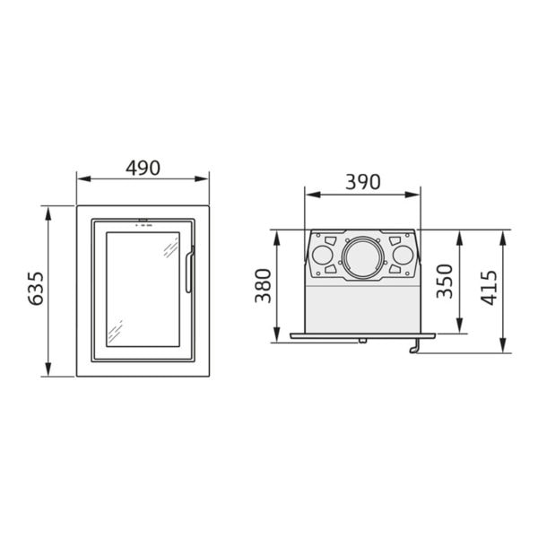 Contura I4 Modern Pejseindsats