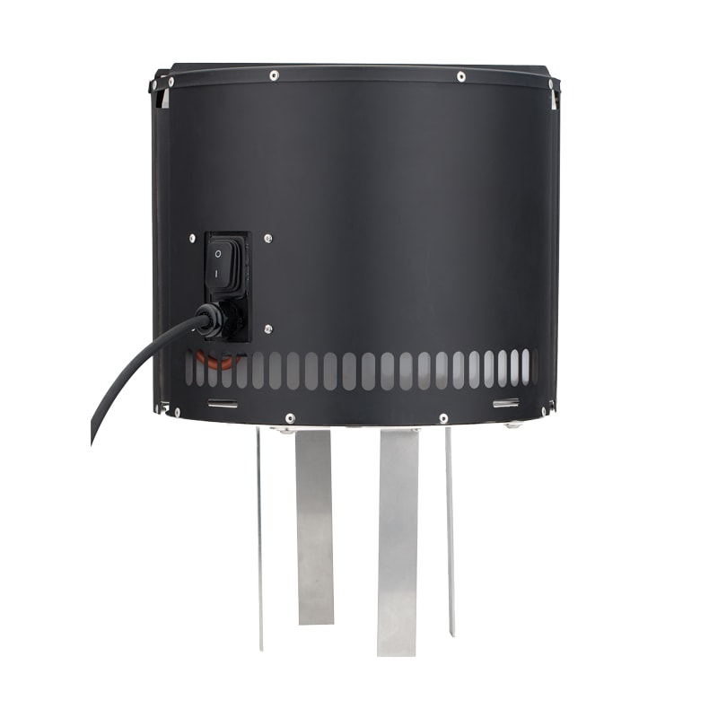 Draftbooster Røgsuger i Sort med fjernbetjening