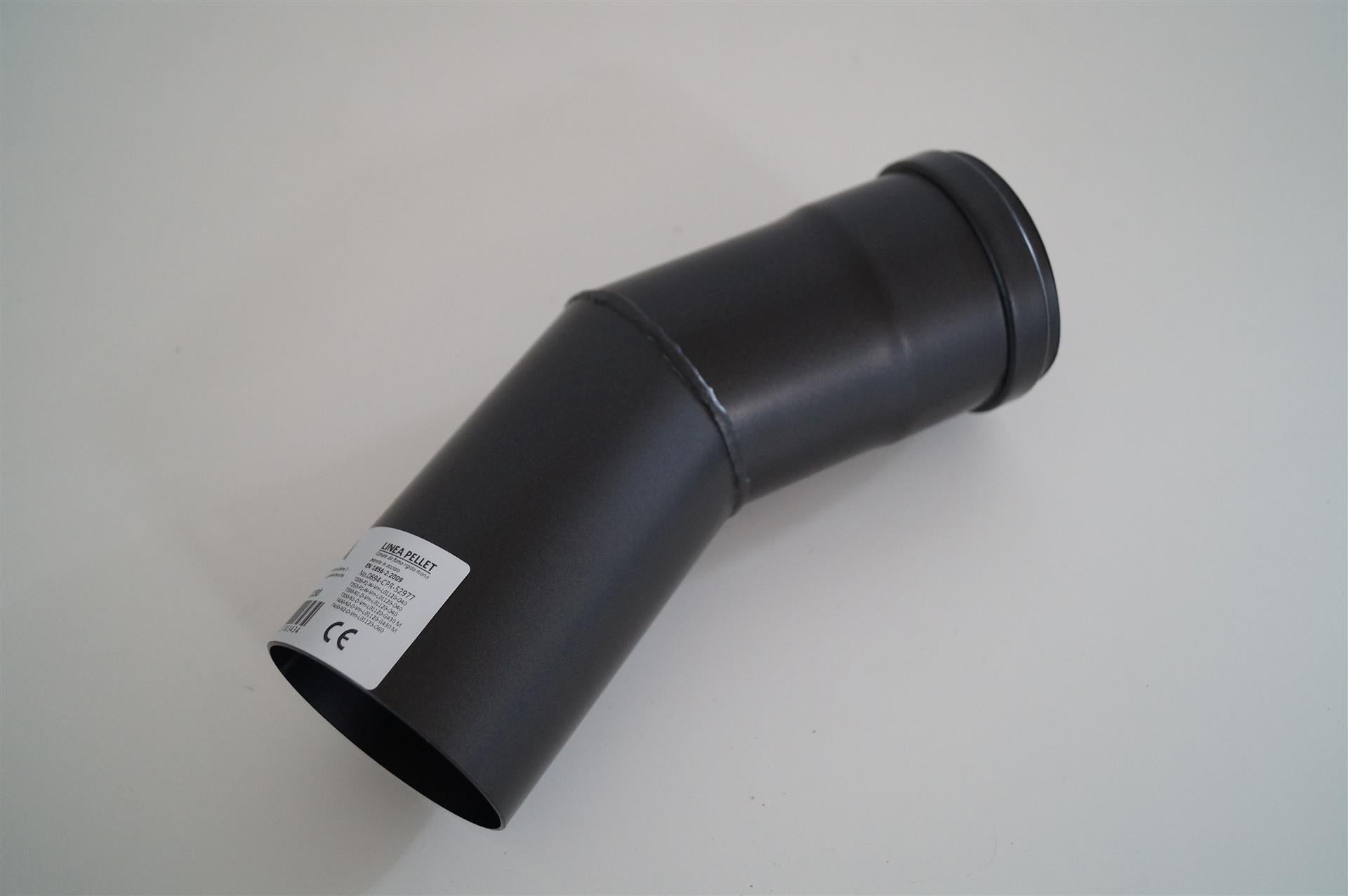 Ø80 Røgrør med 30 graders bøjning