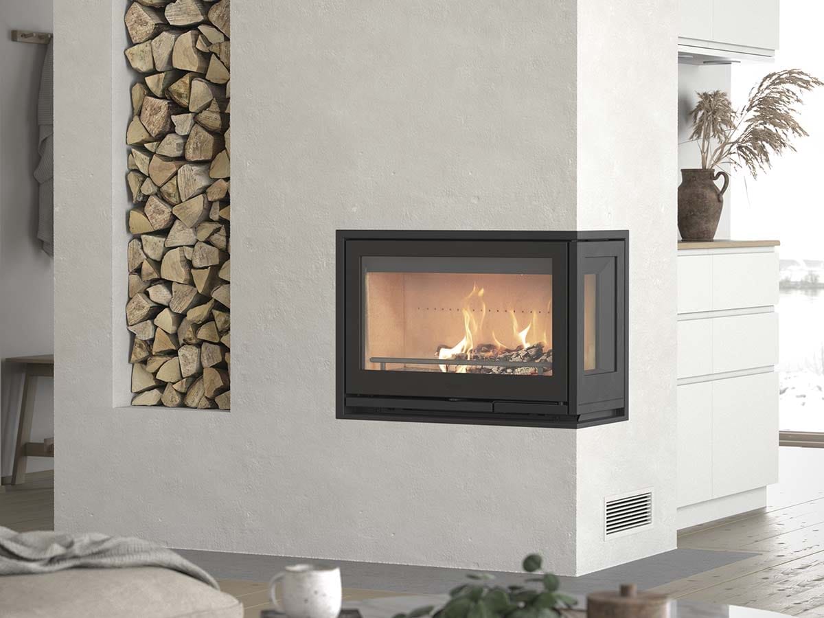 Contura I8 Pejseindsats med 2 side glas