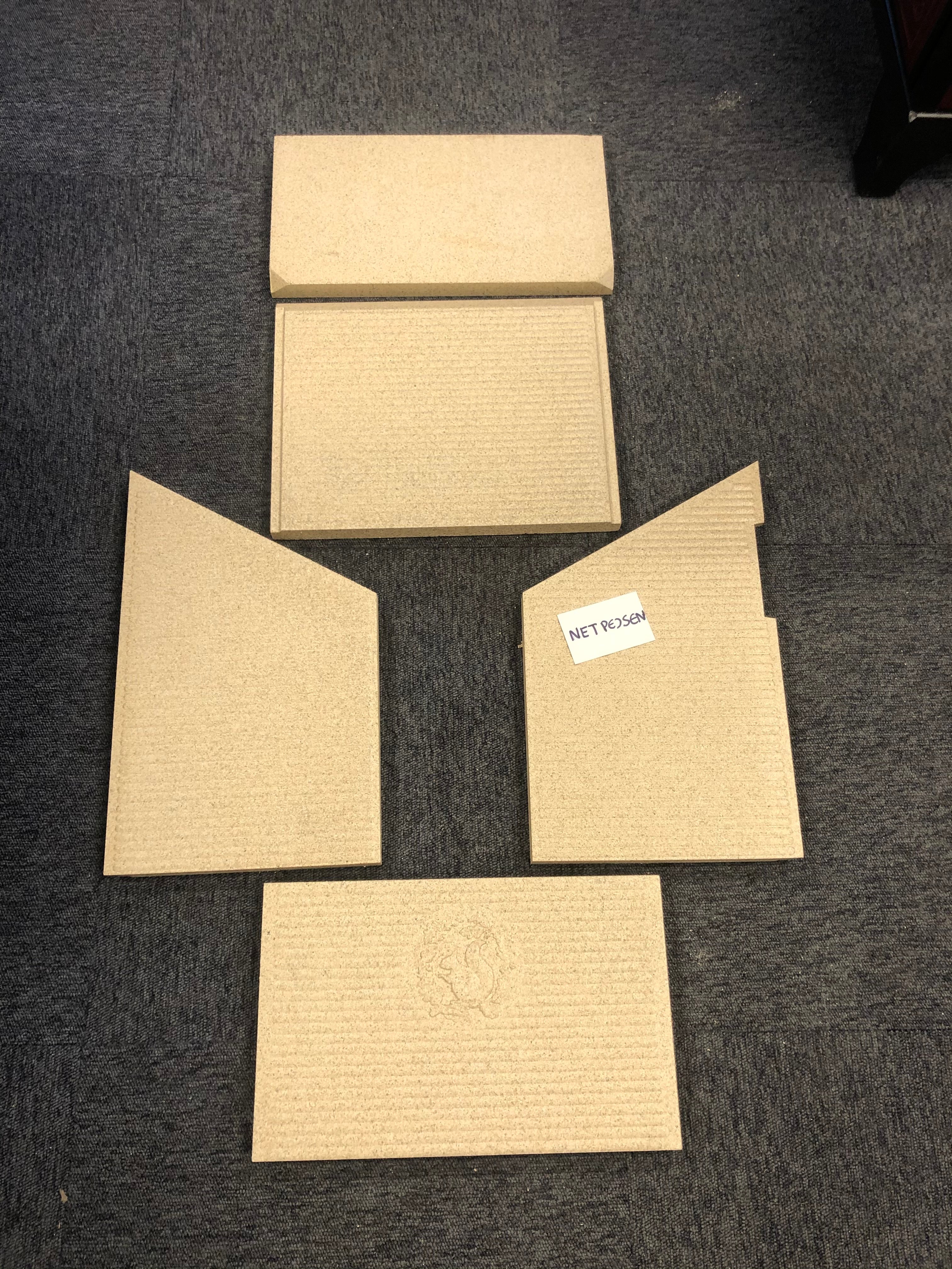 Skamolsæt til Morsø 8100/8800 u. sideglas