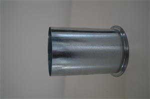 Ø80 Murbøsning til pilleovns røgrør. 120mm længde