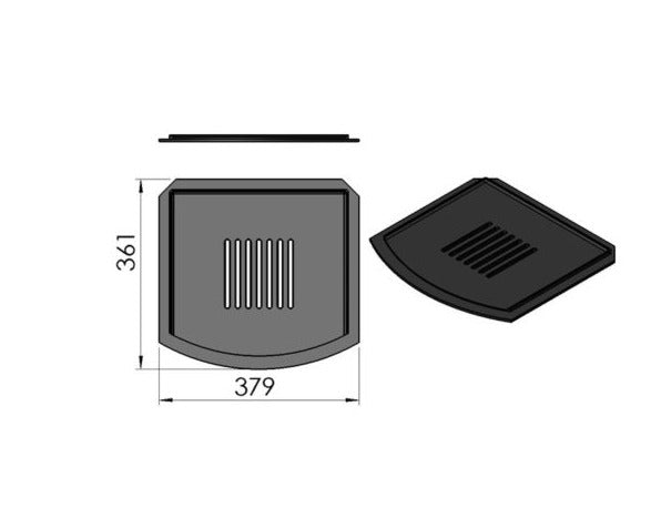 Støbejernsbund til TermaTech TT2, TT3