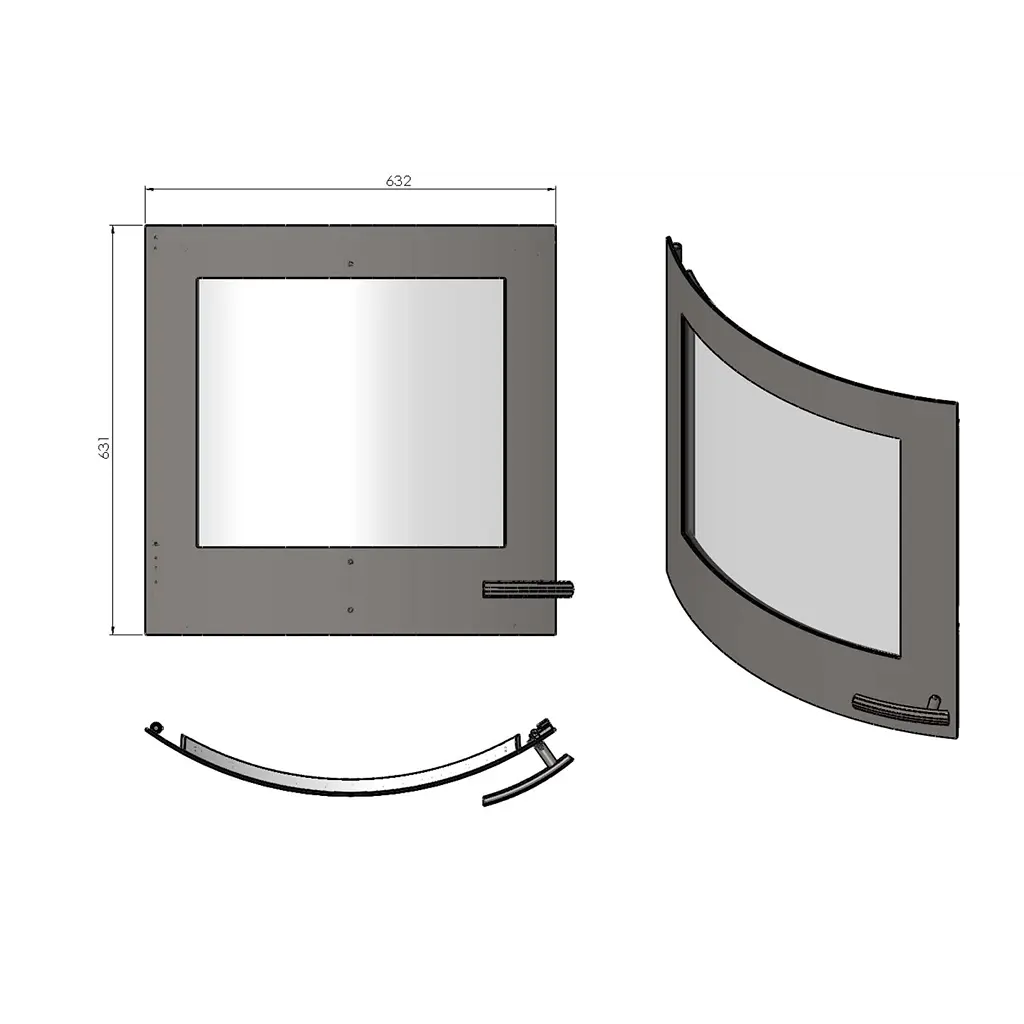 TermaTech TT22, ovnlåge komplet, sort