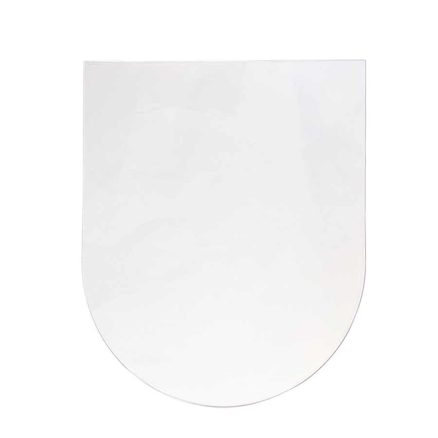 Morsø glasgulvplade - halvcirkel m/logo 100x120 cm