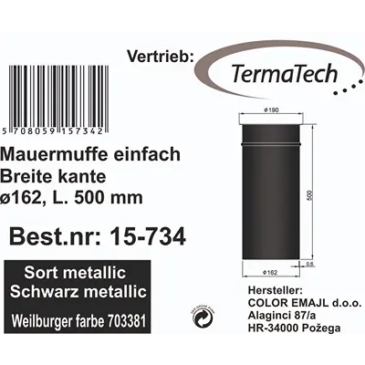 Murbøsning Ø162 mm