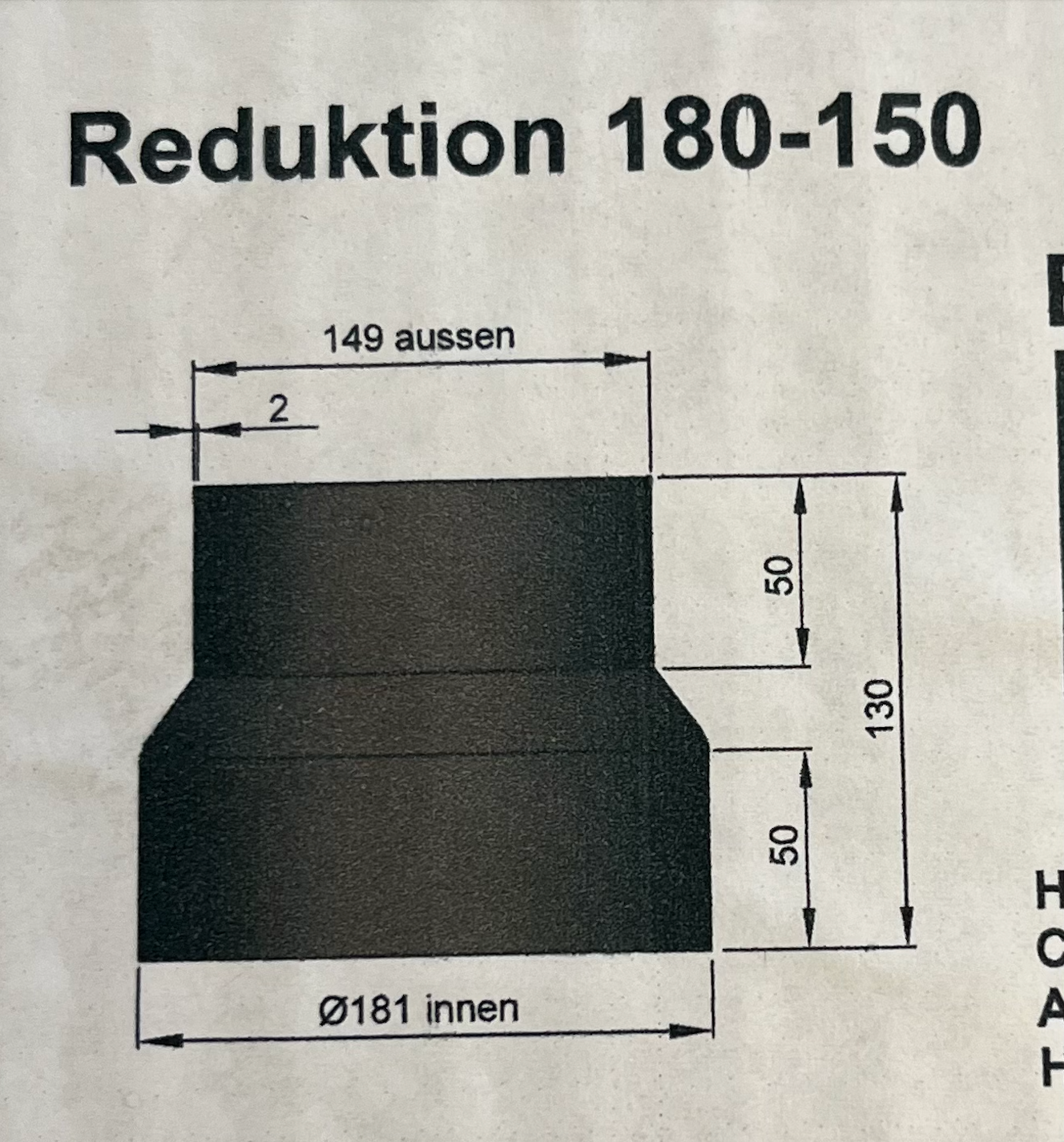 Reduktion Røgrør